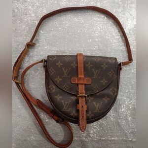 Louis Vuitton Leather Monogram Chantilly PM Crossbody Bag